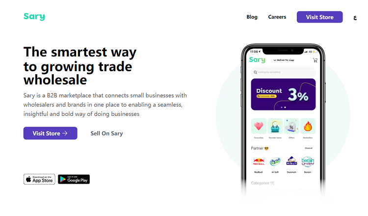 Sary - 沙特B2B電商平臺(tái)，沙特版的1688---泉州谷歌電話-泉州谷歌營(yíng)銷(xiāo)-泉州谷歌出海